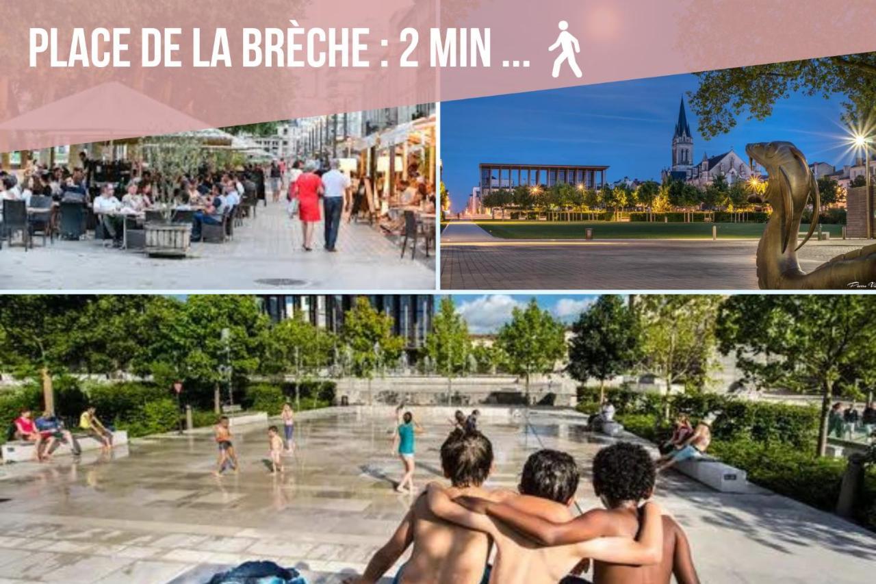 Appartement Renove - Wifi - Jardin - Centre De Niort Dış mekan fotoğraf